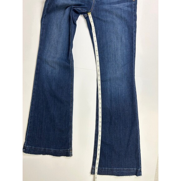 Joe's Jeans The Icon Mid Rise Flare Jeans Sophia Medium Blue Denim Y2K sz 32 - Picture 5 of 12